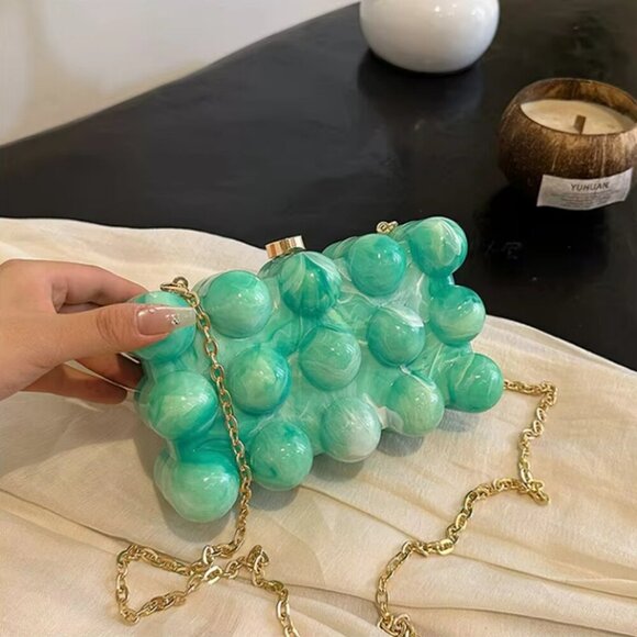 STATEMENT BUBBLE CLUTCH - Picture 10 of 16